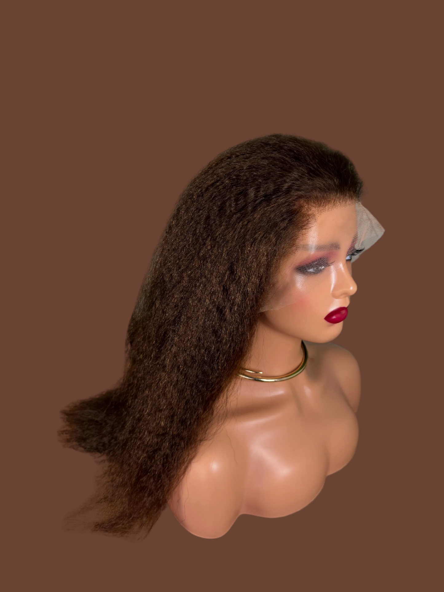 Kinky straight wig