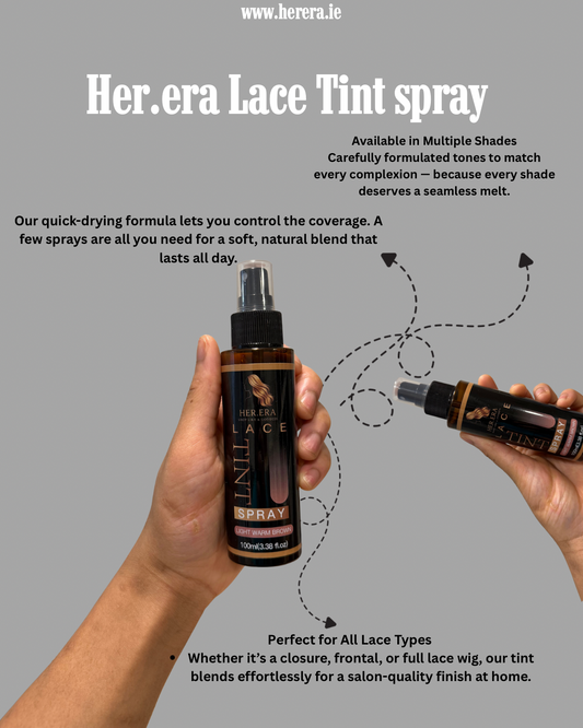 Lace tint spray
